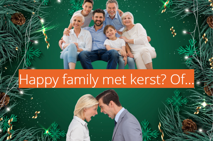 Een echte hechte happy family met Kerst of ‘doen alsof’
